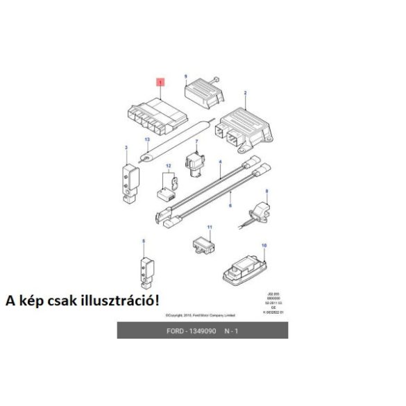 Centrálzár Modul Focus-C-Max  98-2005