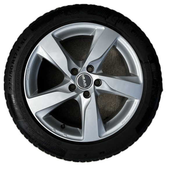 Téli Continental 225/50R17 szerelt kerék alufelnivel 7.5X17R2  (DOT - 4517: 2017)
